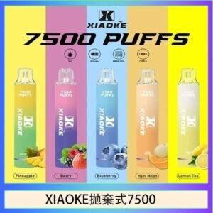 梟客XIAOKE一次性電子菸拋棄式7500口